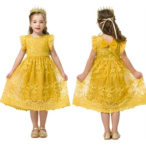 Santa Claus Xmas Party Princess Dress For Baby Girls 2021 New Ins Christmas Cartoon Cosplay Ruffles Flare Costume For Children