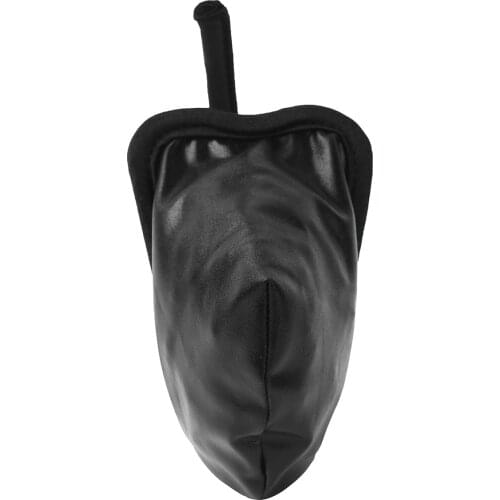 Mens Lingerie Underwear Patent Leather C-string Bikini Briefs Erotic Sexy Crotchless Panties Bulge Pouch Underpants