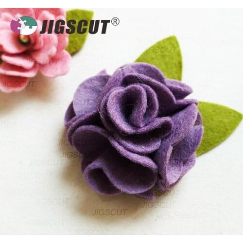 Spiral flower wooden die 15.8mm thick 5.5x6inch SMR-FL0100