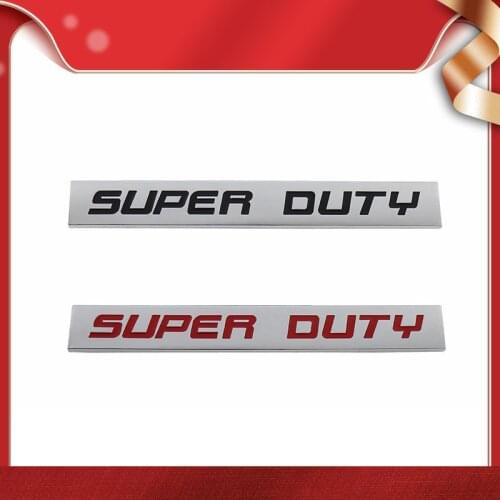 Premium SUPER DUTY for Universal car Engine Hood Fender trunk Tail Rear Bonnet Nameplate Decal Emblem Badge Sticker