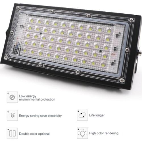 LED Spotlight 50W AC 220V LED Spot Flood Light Outdoor Garden Lighting Waterproof Floodlight Kitchen Street Lighting Light