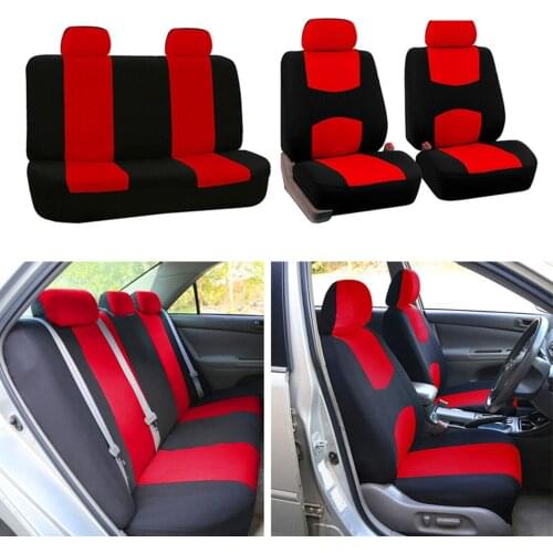 Universal Car Seat Cover Full Surround Headrest and Pad Backrest Cover for Car Truck Suv Van Auto Interior Decoration Protectors
