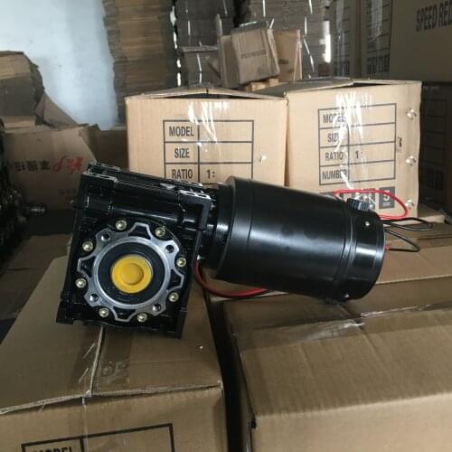 24VDC high power worm gear motor,high efficiency and big output torque