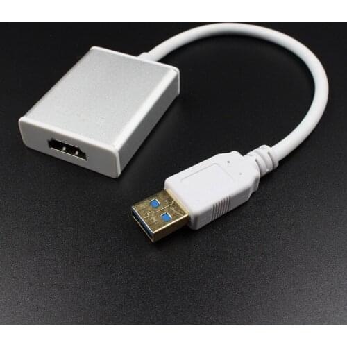 20pcs USB 3.0 to HDMI Converter Adapter Multi Display Cable for PC Notebook Projector HDTV HD 1080P