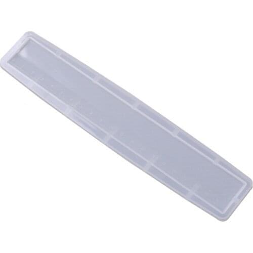 2020 New Rectangle Transparent Silicone Mold for jewelry Ruler 20cm Resin epoxy Silicone Mould diy handmade Craft tool