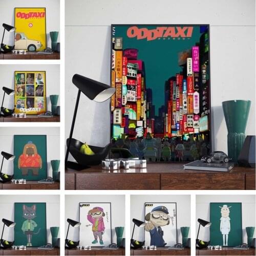5D Diamond Painting Japanese Friend Anime ODD TAXI Poster Diamond Embroidery Cross Stitch Kits Home Decoration