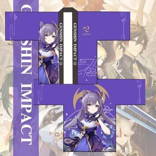 STOCK Anime Genshin Impact Klee Zhongli Ganyu Keqing Diluc Razor Cosplay Costumes Hooded Short Sleeve T-shirt Short Set 2021 New