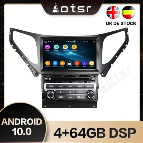 AOTSR For Hyundai Azera 2015-2019 Android 10.0 DSP IPS 4G +64GB GPS Navigation PX6 Car Radio Player Multimedia Player Head Unit