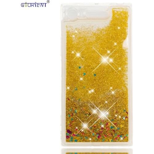 CUSORIENT Funda For Sony Xperia XZ1 XZ 1 Dynamic Liquid Quicksand Fitted Case G8343 G8342 G8341 Soft Silicone TPU Bumper Cover
