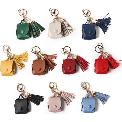 High-quality pu leather case is suitable for Apple Airpods 1/2 generation earphone protective case, luxury premium version