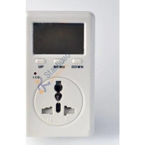 D02A Smart Socket Mini Ammeter WATT Electricity Power Usage Meter Monitor AC Voltage, Energy Monitoring, Swiss Version 220V 50Hz