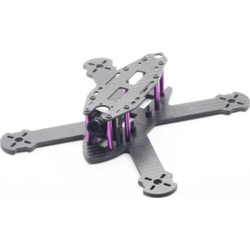 HSKRC TWE210 210mm Wheelbase 4mm Arm 3K Carbon Fiber X Type FPV Racing Frame Kit for RC Drone FPV Racing Kit
