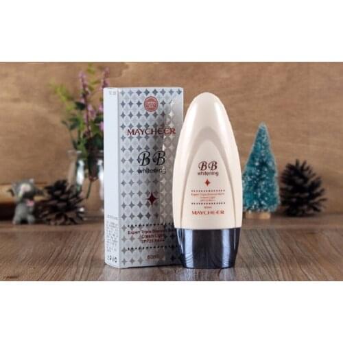 MAYCHEER 60ml Makeup BB Cream White Cosmetics Natural Whitening Cream Waterproof Makeup Base Liquid Foundation Pro Cosmetics