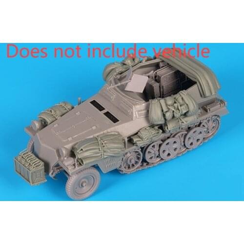 1:35 Scale Resin Die-casting German 250-3 Armored Vehicle Parts Modification Does Not Include The Unpainted Model Of The Tank