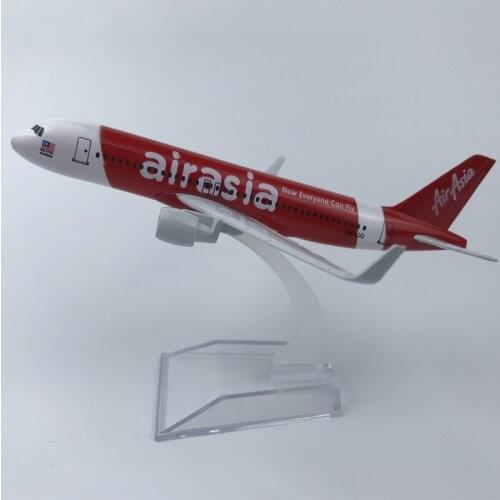 16cm Alloy Plane Aircraft Model Airbus Asia 320airasia Metal Aircraft Model Automotive Accessories