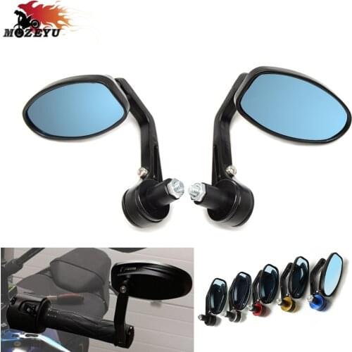 Motorcycle Motorbike Rearview Side Mirrors Blue Lens Mirro for Honda CBR 600 900 650 125R 250RR 300R 500R cbr600F2 F3 F4 F4i cbr