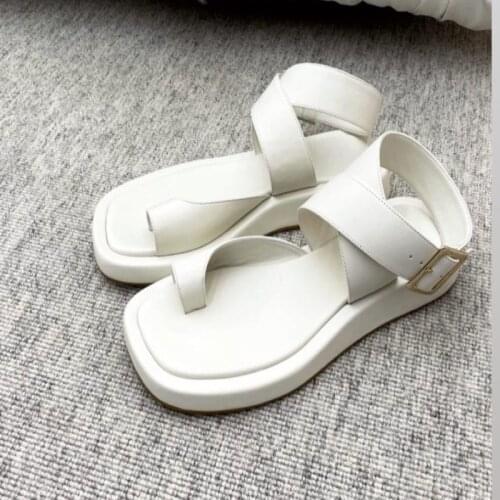 New Fashion 2021 Womens Flip Flops Strap On Wrist Sandals Slippers Luxury Summer Made in Turkey High Quality Brown White Black