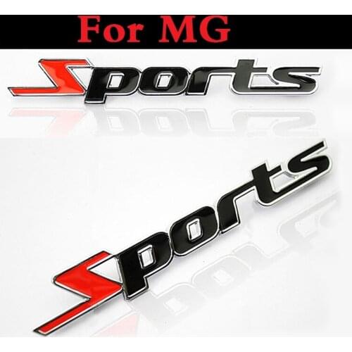 New Arrival Car-Styling Sports Word Letter 3d Stickers Emblem Badge Decal For Mg 3 350 5 550 6 Gs Tf Xpower Sv Zr Zs Zt