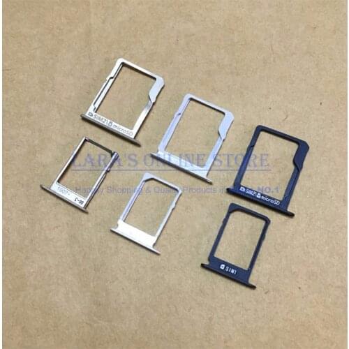 Original Micro Sim + SD Card Tray Reader Holder Slot Adapter for Samsung Galaxy A3 A300 / A5 A500 / A7 A700 Phone Parts