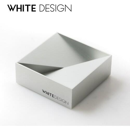 Aluminum alloy ashtray, Simple desktop to receive high-end gifts