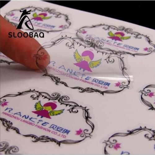 Custom transparent sticker labels custom sticker gift sticker handmade sticker 500pcs/lot