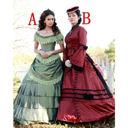 On sale SC-119 Victorian Gothic/Civil War Southern Belle Ball Gown Dress Halloween dresses Sz US 6-26 XS-6XL