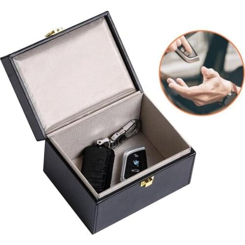 Signal RFID Shield Box Occlusion Box Anti Theft Box Car Keyless Signal Block Key Protector Your Key for Privacy Protection