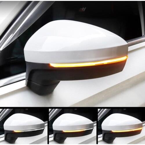 For VW Volkswagen Tiguan MK2 2017 Touareg MK3 LED Dynamic Turn Signal Light Side Rearview Mirror Indicator Sequential Blinker
