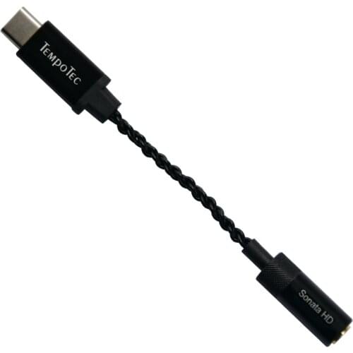 TempoTec Sonata HD Ⅱ Type C to 3.5MM USB DAC 32bit 384khz Cable DSD128 Headphone Amplifier for Android Phone Windows MAC