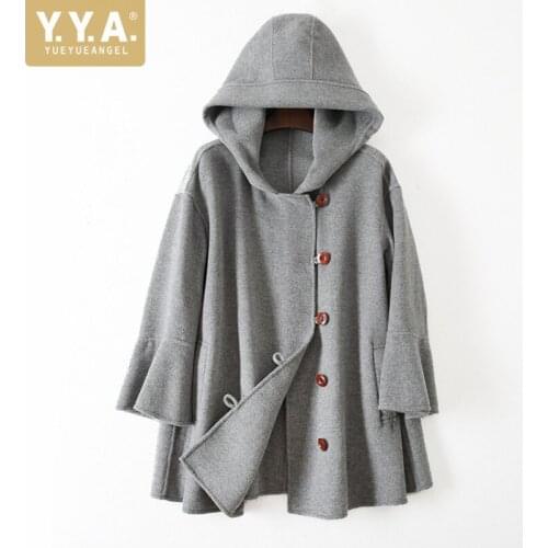 Женские расклешенные пальто YueYueAngel China At AliExpress