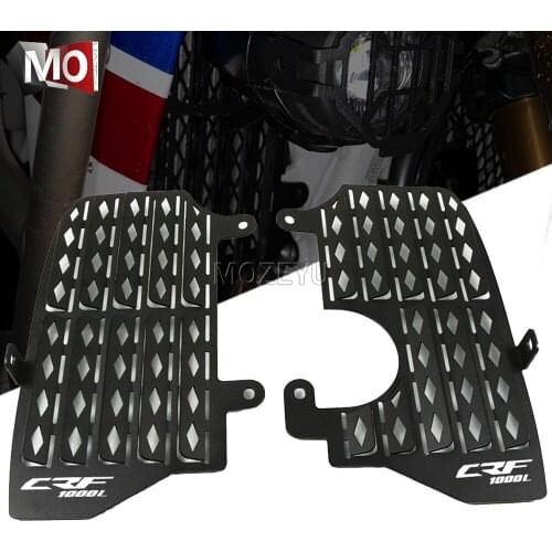 For Honda CRF1000L Africa Twin/ Adventure ADV Sports 2016-2019 Motorcycle Radiator Guard Protector Grille Grill Cover Protection