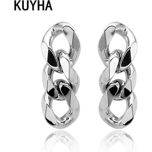Different Types Shape Unisex 2 Colors Stainless Steel Piercing Earring For Women Men Punk Earring Valentines Day Present