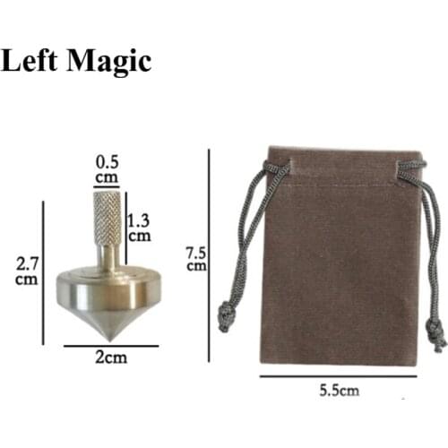 1 pc Mini Spinning Top Magic Gyroscope No Resistance Gyro Metal Toys for Kids