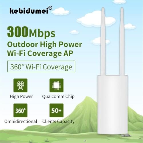 1200Mbps Wireless AP Outdoor Omnidirectional WiFi Base Station Transmitting 300Mbps Router Mobile Signal Booster Repeater