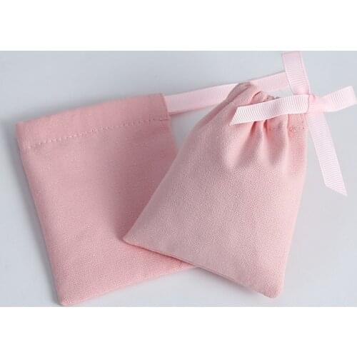 20Pcs Higher Quality Cotton Gift Bags Multipurpose Drawstring Bags for Tea Jewelry Wedding Party Favors Storage