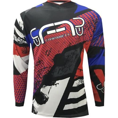 2021 MTB Motorcycle Jersey Mountain Bike Clothing MX Bicycle Cycling T-shirt DH MX Shirts Off Road Cross Motocross Wear