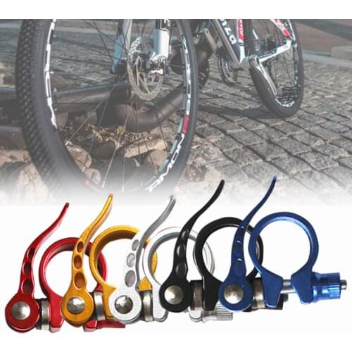 Bicycle Accessories Bike Seatpost Clamp Aluminum Alloy Quick-Release Clamp 31.8 mm