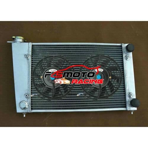 40MM Aluminum Radiator + Fan For Volks-wagen V-W Golf Mk1 1.5 1981 - 1984 1982 1983 Mark 1