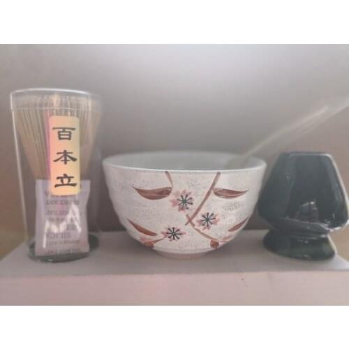 Free shipping bamboo teaware sets, hot Ceremony Ceramic Bamboo Scoop Whisk tea set Troditional Japanese teaware set