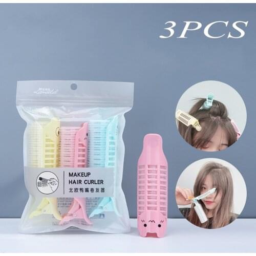 3pcs/lot Makeup Hair Curler Bang Curling Rollers Self-Adhesive Hair Curling Hairdressing Tool DIY Hair Styling Tool