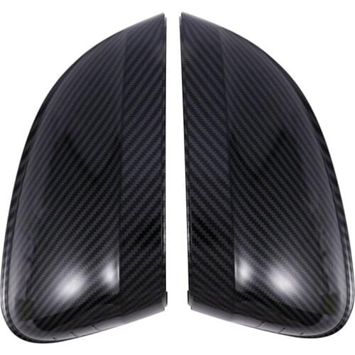Rearview Mirror Case Side Mirror ABS Carbon Fiber Shell For- A4 B9 -2019