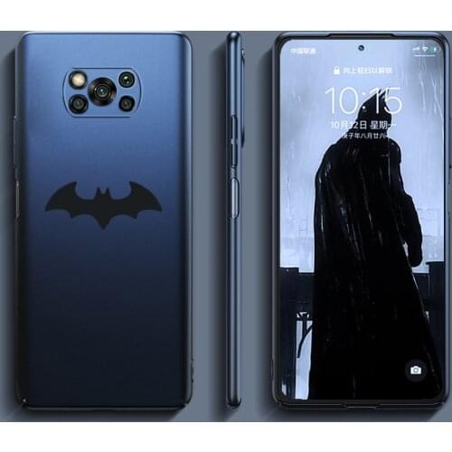 For Xiomi Xiaomi Poco X3 NFC M3 F2 Pro F3 GT Case Cover For Fundas Xiaomi Poco F 3 X 3 GT M 3 Pro Cute Metal Bat Hard Phone Case