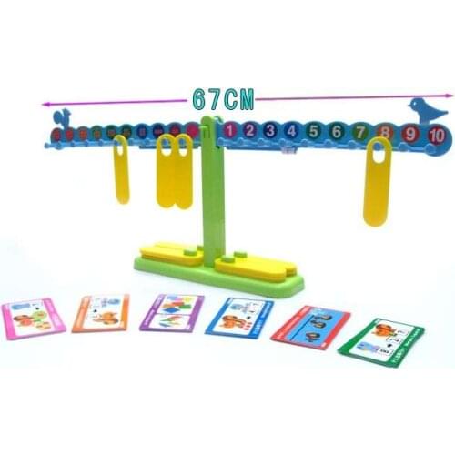 Digital Puzzle Mathematical Balance Desktop Game Early Teaching Mathematics Toys Arithmetic Balance Teaching Aids 2021