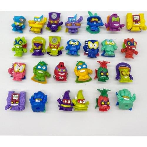 2PCS/Lot Superzings Action Figures 3CM Super Zings Garbage Truck Toy Trash Collection Model Toys for Kids Xmas Gift