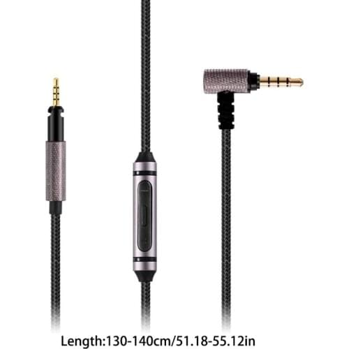 Headset Replacement Cable for -Sennheiser HD598 HD558 HD595 HD518/579/599Headphone Earphone Wire 3.5mm to 2.5mm Stereo Bass