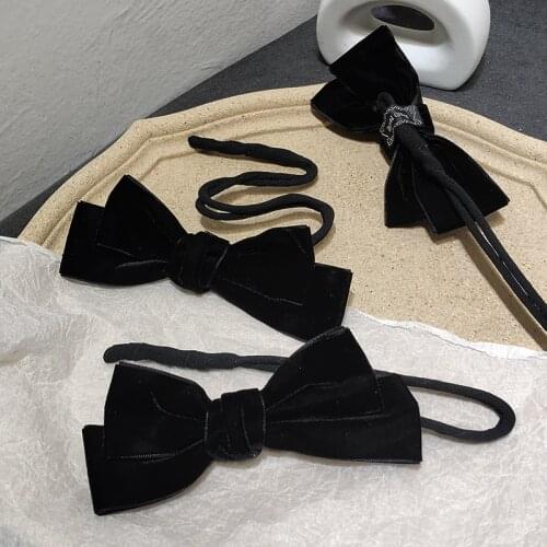 Korean Women velvet bow Magic Hair Styling Twist Styling Bun Hairdisk Meatball Head Clip For Hair Accessories Braiding Tool