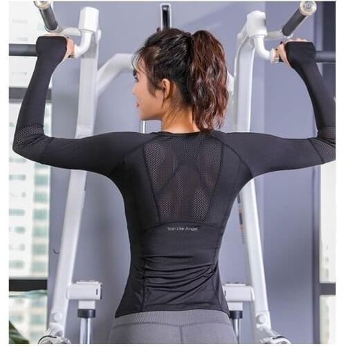 Yoga Crop Top New Yoga Dress Top Sports Spring Summer Running Clothes Top Clothes Top Deportivo Mujer Camisetas