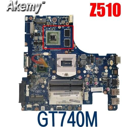 Laptop motherboard For LENOVO NM-A181 Ideapad Z510 GT740M SR17E Mainboard N14P-GV2-S-A1