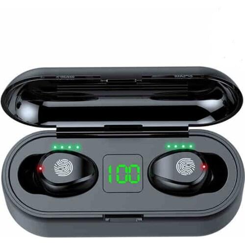 TWS Mini Bluetooth Earphone True Wireless Earbuds Running Sports Battery LED Display Car Phone Headset Stereo Touch Headphones