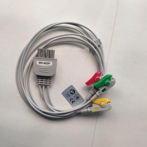 Nihon Kohden telemetry ECG cable lead wire for Nihon Kohden BR-903P telemetry ECG cable for Nihon Kohden BR903P